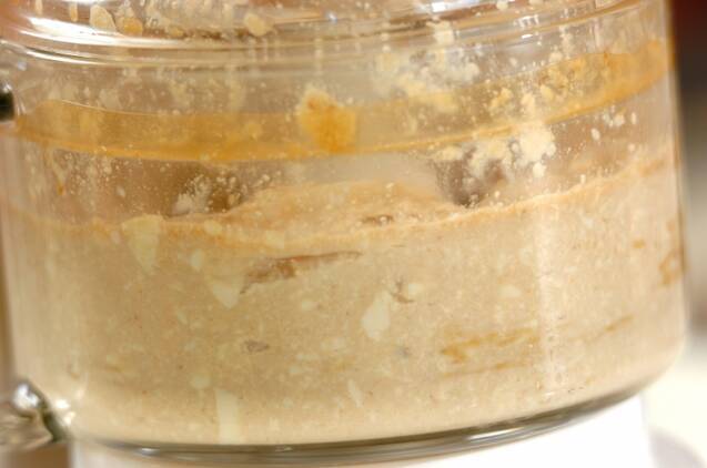 冷たい担々麺風つけ麺の作り方の手順3