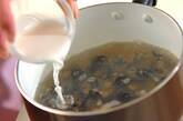 シジミのトロミ汁の作り方2