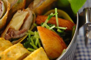 さつま揚げと豆苗のサッと煮