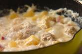 サツマイモと鶏肉のクリーム煮の作り方4