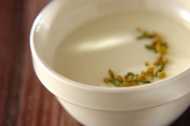 玄米茶のムース