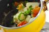 菜の花ポテトサラダのスタッフドバゲットの作り方の手順4