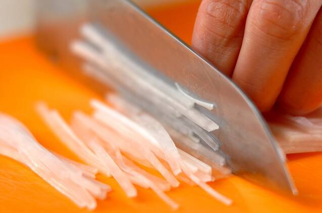 大根のディル風味マリネの作り方の手順1