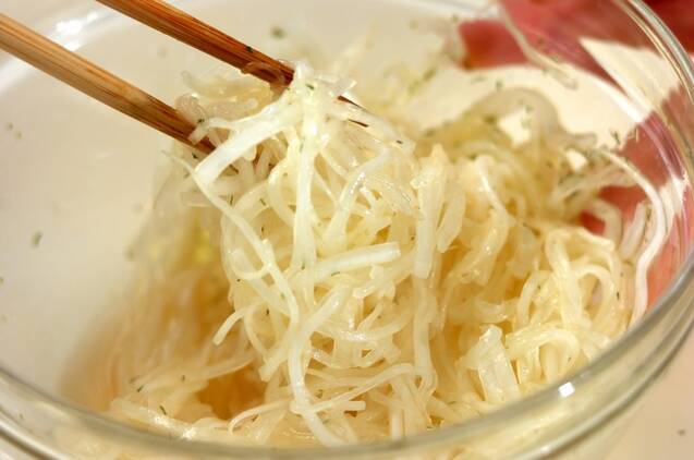 大根のディル風味マリネの作り方の手順3