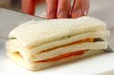 ひな祭りサンドイッチの作り方4