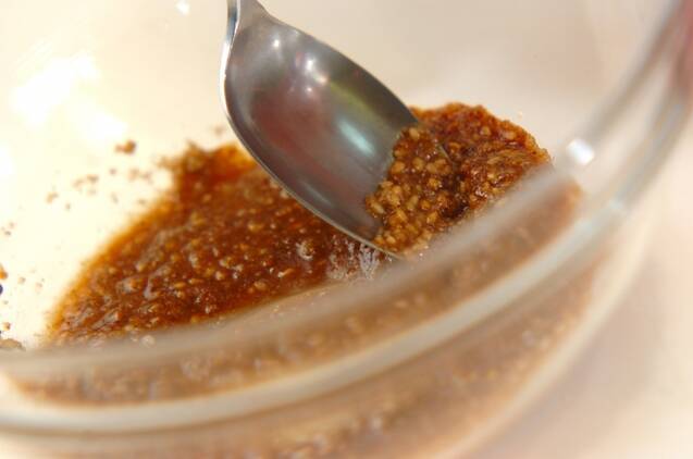 ゆで野菜のゴマ和えの作り方の手順4