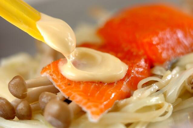 鮭のマヨホイル焼きの作り方の手順8