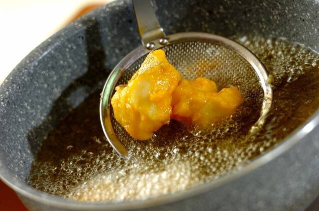 ベトナム風白身魚の天ぷらの作り方の手順5