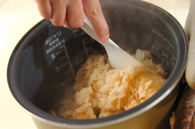 ツナとシメジの炊き込みご飯の作り方の手順4