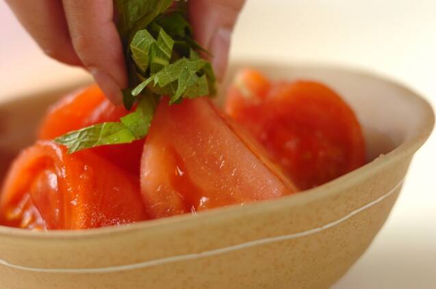 トマトのだし浸しの作り方の手順3