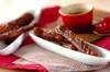 チョコレートチュロスの作り方の手順