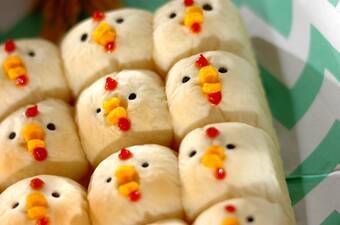 にわとりちぎりパン