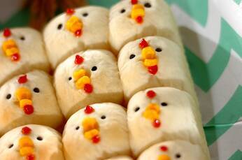 にわとりちぎりパン