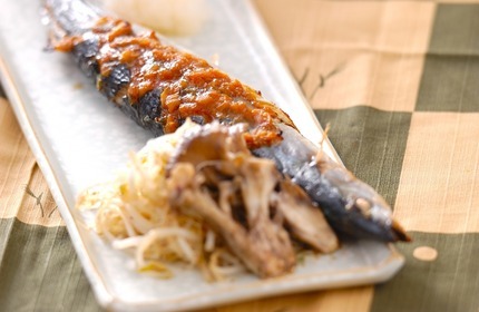 サンマの梅焼き