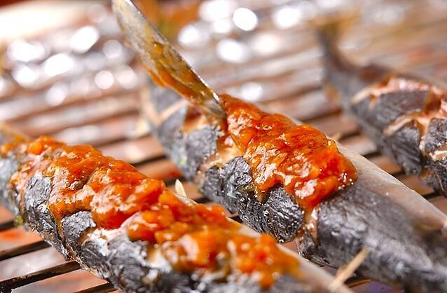 サンマの梅焼きの作り方の手順7