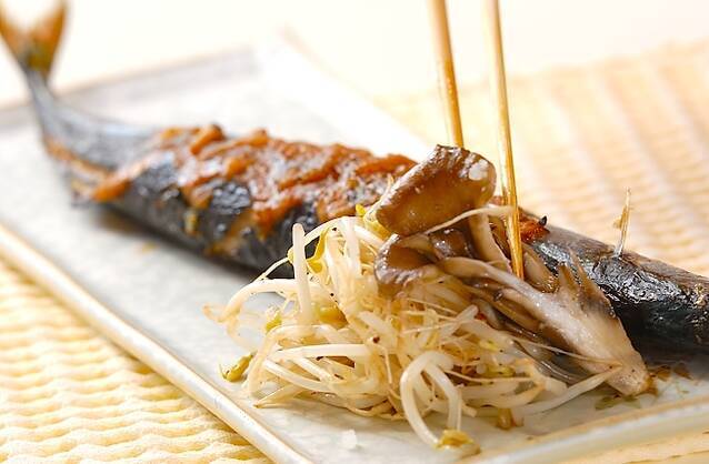 サンマの梅焼きの作り方の手順9