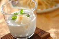 ライチのココナッツミルクフロート