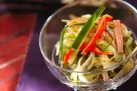 クラゲとカニカマの酢の物