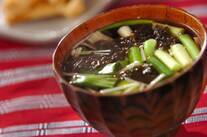 焼きのりのすまし汁