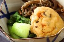 がんもと青菜の煮物