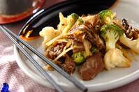 牛肉と野菜の炒め物