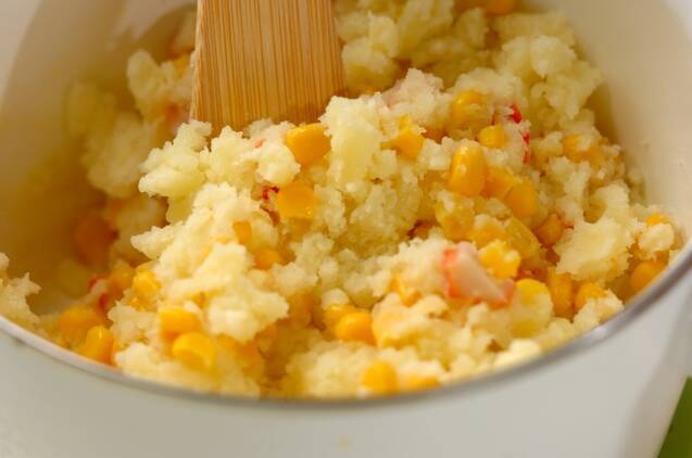 まん丸コーンコロッケの作り方の手順3