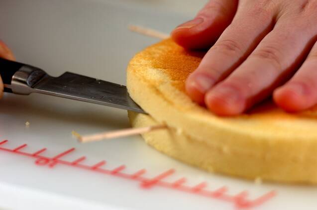 ブルーベリーのドームケーキの作り方の手順1