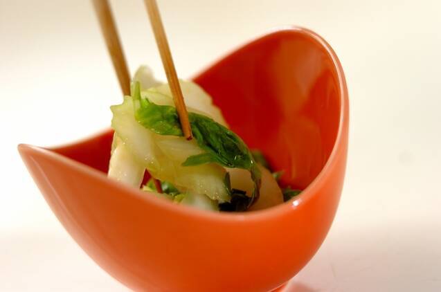 セロリの浅漬けの作り方の手順3