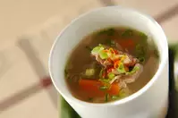 牛肉入りスープ