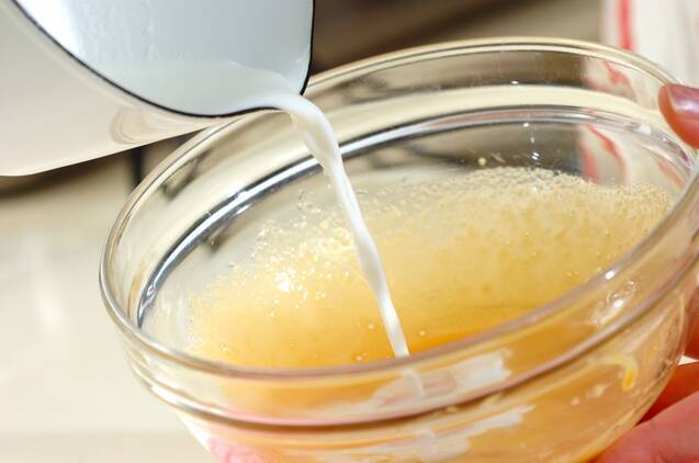 甘酒ミルクムースの作り方の手順4