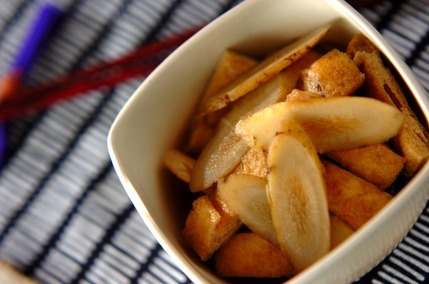 ゴボウと油揚げの煮物