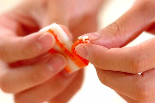 キャベツの酢の物風サラダの作り方の手順2