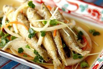 ワカサギの南蛮漬け