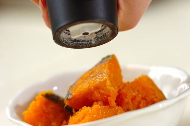 カボチャのしょうゆバター煮の作り方の手順3