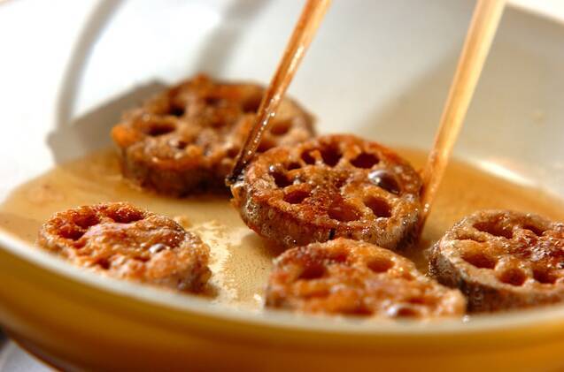 レンコンの香ばし焼きの作り方の手順3