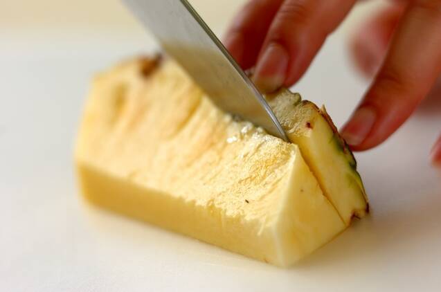 豚バラ肉の酢豚の作り方の手順2