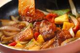 豚バラ肉の酢豚の作り方4