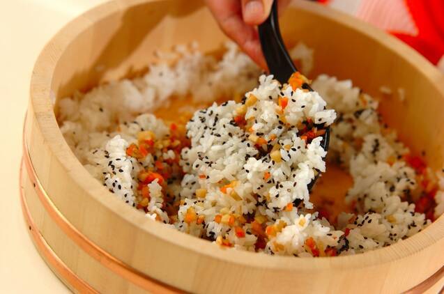 根菜入りいなり寿司の作り方の手順8