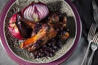 ハロウィンカラーのベリースペアリブ