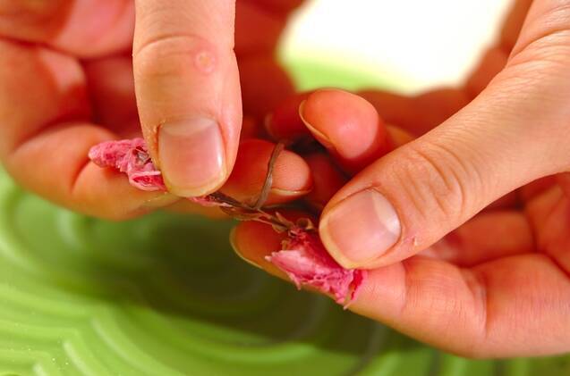 桜六方焼きの作り方の手順1