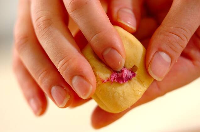 桜六方焼きの作り方の手順3