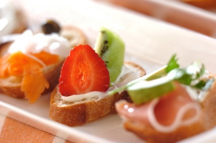 オープンサンド3種