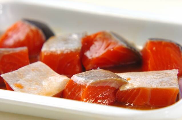 鮭とキャベツのみそ炒めの作り方の手順1