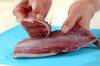 イワシの梅肉揚げの作り方の手順3