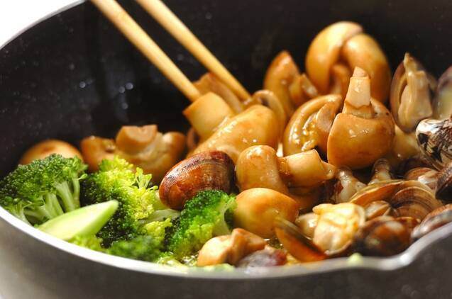 マグロとアサリのオイル煮の作り方の手順3