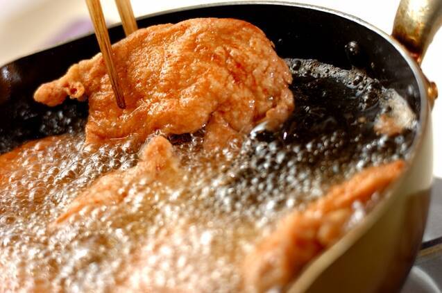 お月見チキンバーガーの作り方の手順5