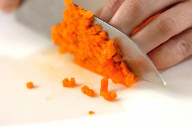 ニンジンご飯の作り方の手順2