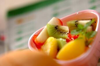 フルーツのマリネ