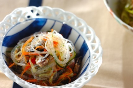 オイルサーディン入り春雨サラダ