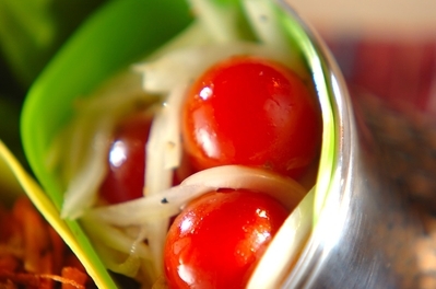 トマトマリネ 副菜 レシピ 作り方 E レシピ 料理のプロが作る簡単レシピ